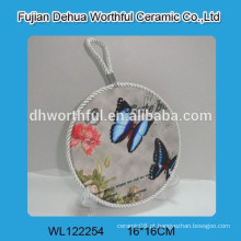 Portas de pote de cerâmica popular em forma de borboleta